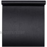 Self Adhesive Thick Vinyl Black Brushed Metallic Stainless Steel Contact Paper for Fridge Refrigerator Dishwasher Stove Kitchen Appliances 15.7x117 Inches