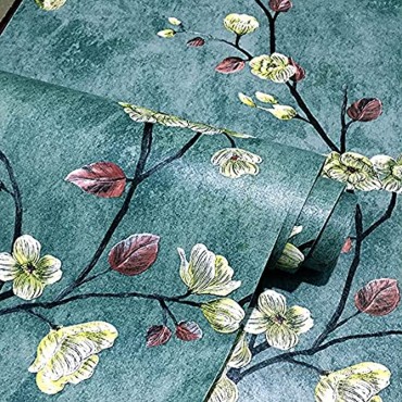Self Adhesive Vinyl Vintage Floral Shelf Liner Contact Paper Peel and Stick Vintage Floral Wallpaper for Walls Cabinets Dresser Drawer Furniture Decal Removable 17.7X117 Inches