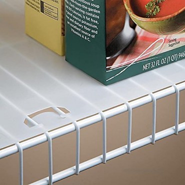 Shelf Liner for 16 Wire Shelving with Locking Tabs 10 Foot Roll