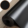 SinhRinh Drawer and Shelf Liner 12 Inch x 20 FT Non Slip Non Adhesive Cabinet Liner for Kitchen and Desk Black Ribbed