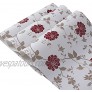 Yifely Red Peony Shelf Liner Self-Adhesive Furniture Paper Old Dresser Drawer Decor Sticker 17.7 Inch by 9.8 Feet