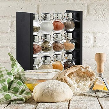Belwares Spice Rack Stand Holder 12 Bottles Countertop Species Organizer Keeps a Dozen Flavors Close at Hand Spices Not Included
