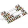 NIUBEE Adjustable Expandable Acrylic Spice Rack Tray 4 Tier Spice Drawer Organizer for Kitchen Cabinets,Clear 2 Pack