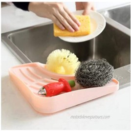 Kitchen Sponge Organizer Kitchen Sink Organizer Sink Caddy Sponge Scratcher Sink Tray Soap Holder Pink