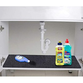 Under Sink Mat For Cabinet,Drawer,Absorbent Material,Anti-Slip Backing Waterproof 24inches x 30inches