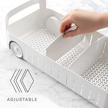 YouCopia RollOut Caddy Under Sink Organizer 8 Wide White