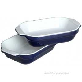 Emile Henry Couleurs 8-1 2 by 5-1 2-Inch Individual Lasagna Bakers Cobalt