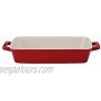 Mrs. Anderson’s Baking Oblong Rectangular Baking Dish Roasting Lasagna Pan Ceramic Rose 13-Inches x 9-Inches x 2.5-Inches