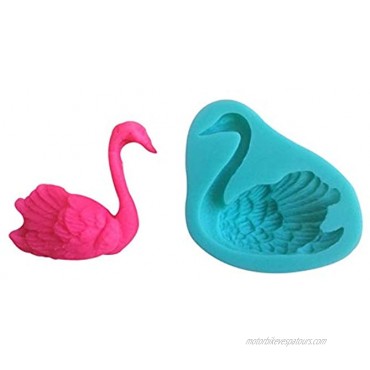 JALLRATO Swan shape Fondant Silicone cake mold Cake Tools,Pink
