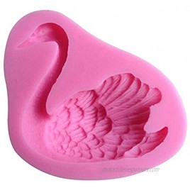 JALLRATO Swan shape Fondant Silicone cake mold Cake Tools,Pink