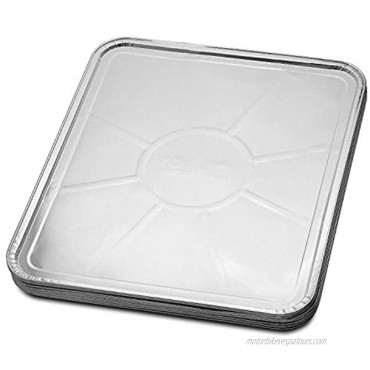 5-Pack Disposable Foil Oven Liners by DCS Deals – Keep Your Oven Clean and Healthy – Perfect Silver Foil Drip Pan Tray for Cooking Baking Roasting and Grilling- 18.5 x15.5” inch