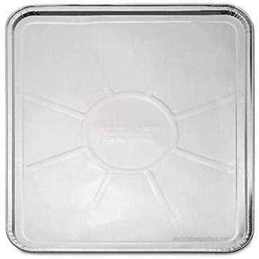 5-Pack Disposable Foil Oven Liners by DCS Deals – Keep Your Oven Clean and Healthy – Perfect Silver Foil Drip Pan Tray for Cooking Baking Roasting and Grilling- 18.5 x15.5” inch