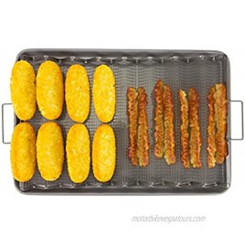 EaZy MealZ Bacon Rack & Tray Set | Up to 16 Strips of Bacon | Tray & Grease Catcher | Even Cooking | Non-Stick | Healthy Cooking | XL Texas Size