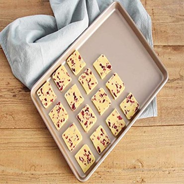 Nicunom Set of 2 Sheet Cake Pan Easy Layers Nonstick Cookie Sheet 11.8 x 17.5 Inch Baking Pan Tray