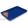 Nonstick Cookie Sheet Baking Pan 1qt Metal Oven Baking Tray Professional Quality Kitchen Cooking Non-Stick Bake Trays Stylish Blue Diamond Silicone Coating PFOA PFOS PTFE Free NutriChef NCLG1BD