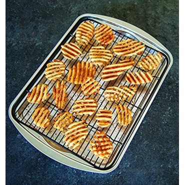 Nordic Ware 45027AMZ Oven Bacon Baking Tray 17x12 in Stainless Steel